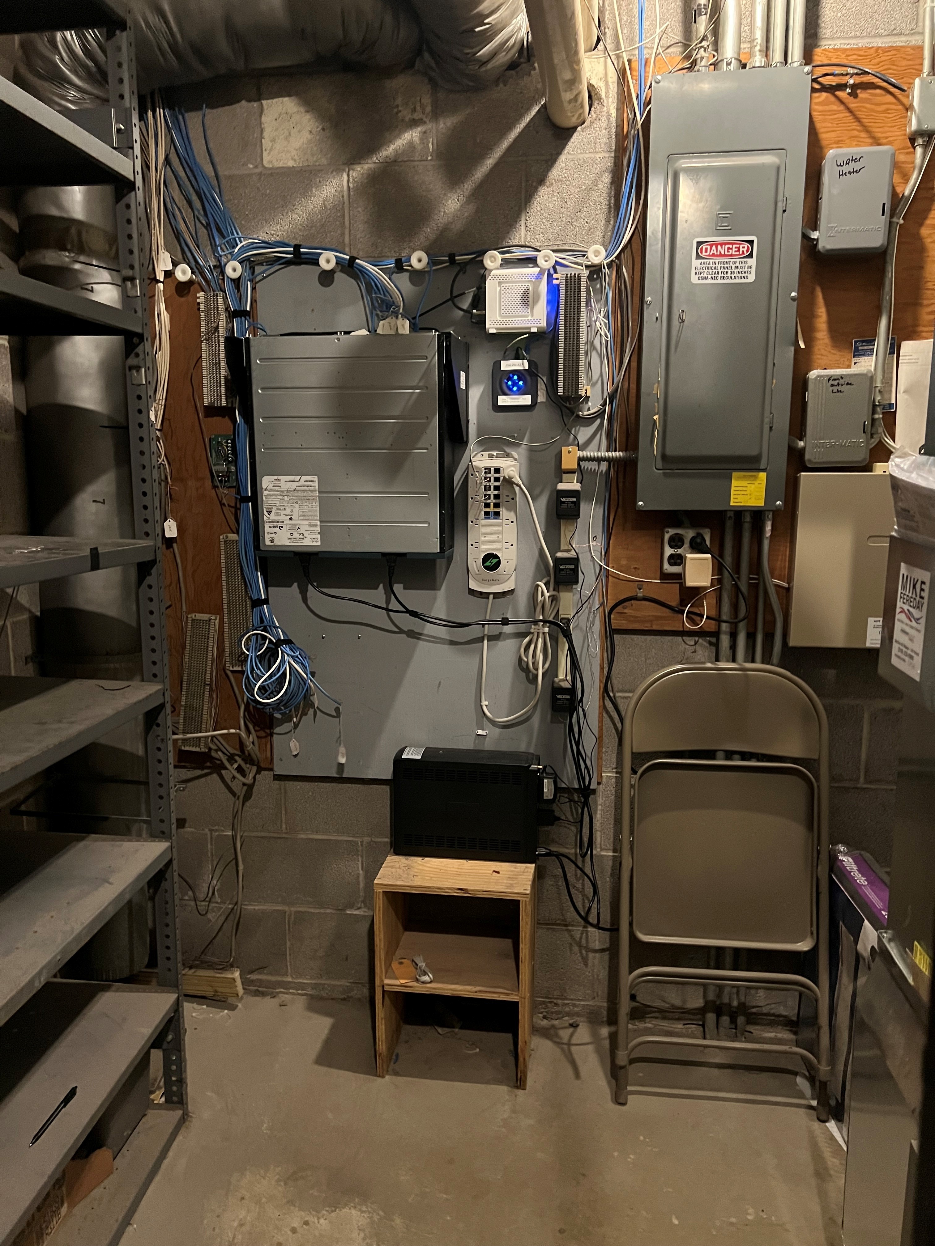 Network and communications equipment after professional organization